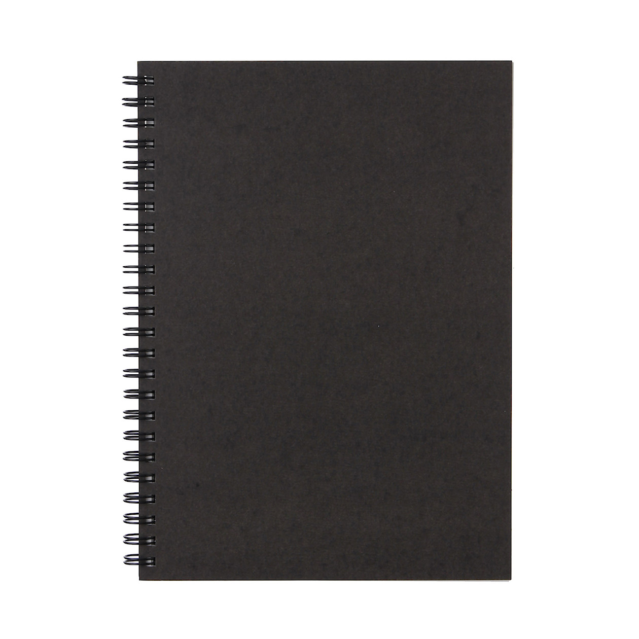 Shop Plain Wirebound Notebook, 80 Sheets, A5, Dark Grey online | Muji KSA