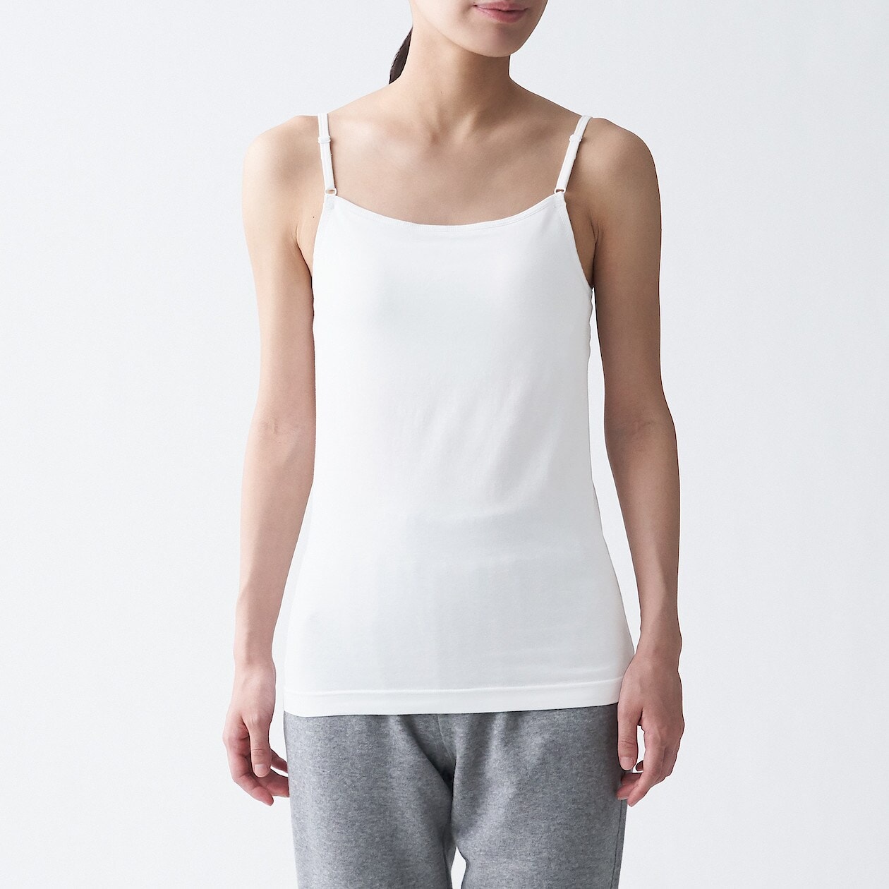 Shop Silk Blend Relaxing Bra Camisole online | Muji